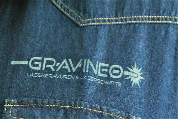 Gravierte Jeans / Jeanshemd / Jeansjacke - Patches zum Aufnähen/bzw. -bügeln